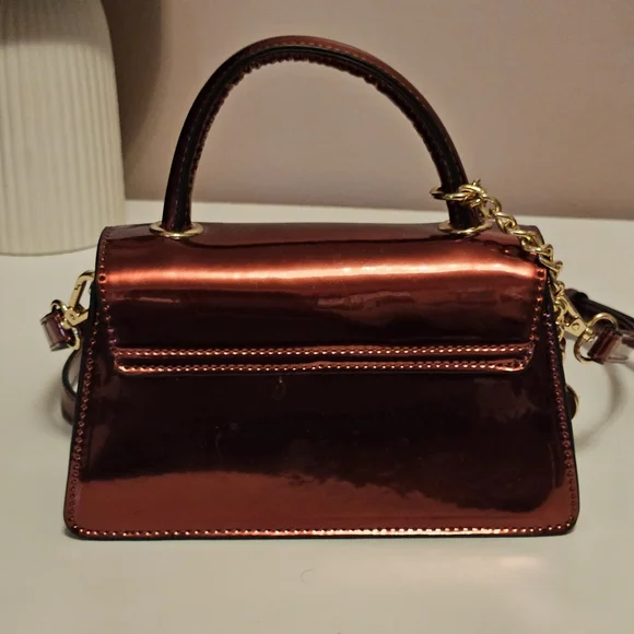 Aldo Metallic Red Crossbody - Picture 2 of 4